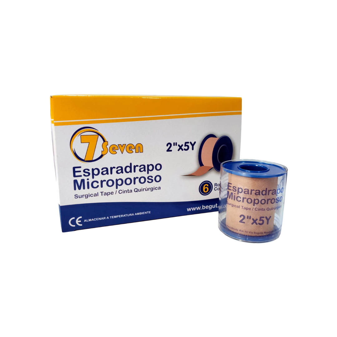 El Esparadrapo Micropore 2x5 Begut es una cinta hipoalergénica de uso médico, ideal para fijar gasas, apósitos y dispositivos sin causar irritación en la piel.