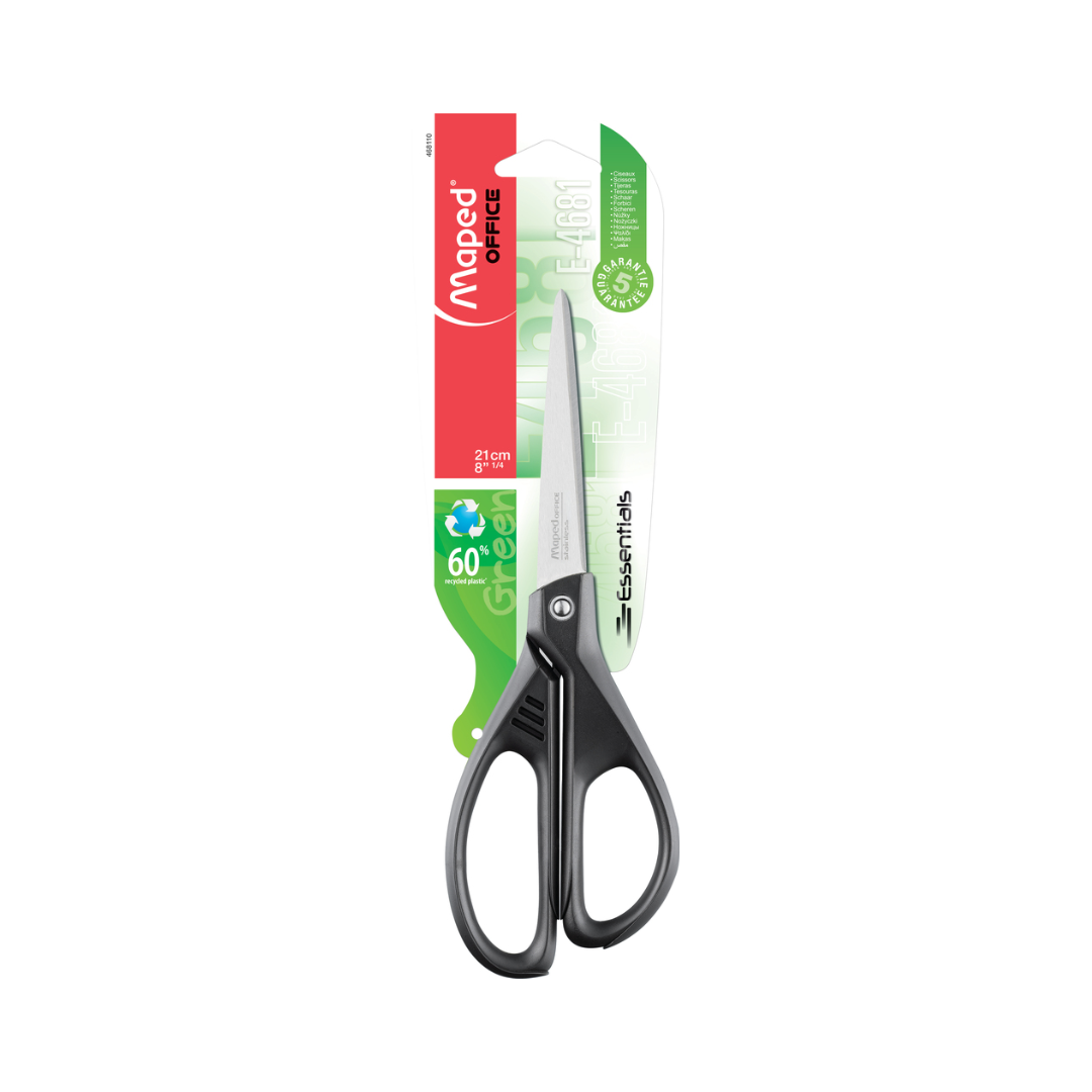 Tijeras Maped de 21 cm, robustas y de uso profesional.