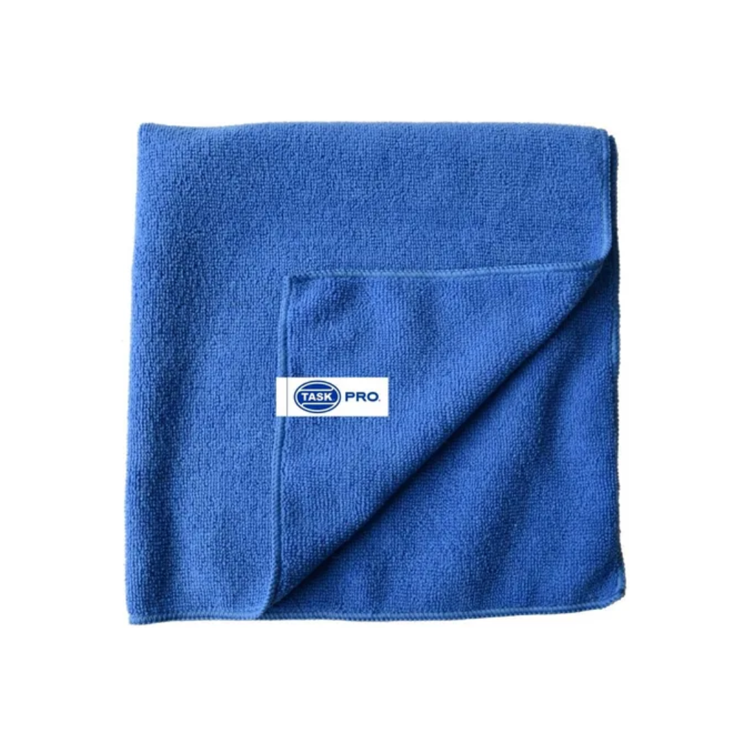 Paños de microfibra TASK 40x40 cm, presentación por 5 unidades. Limpieza sin rayas ni residuos.
