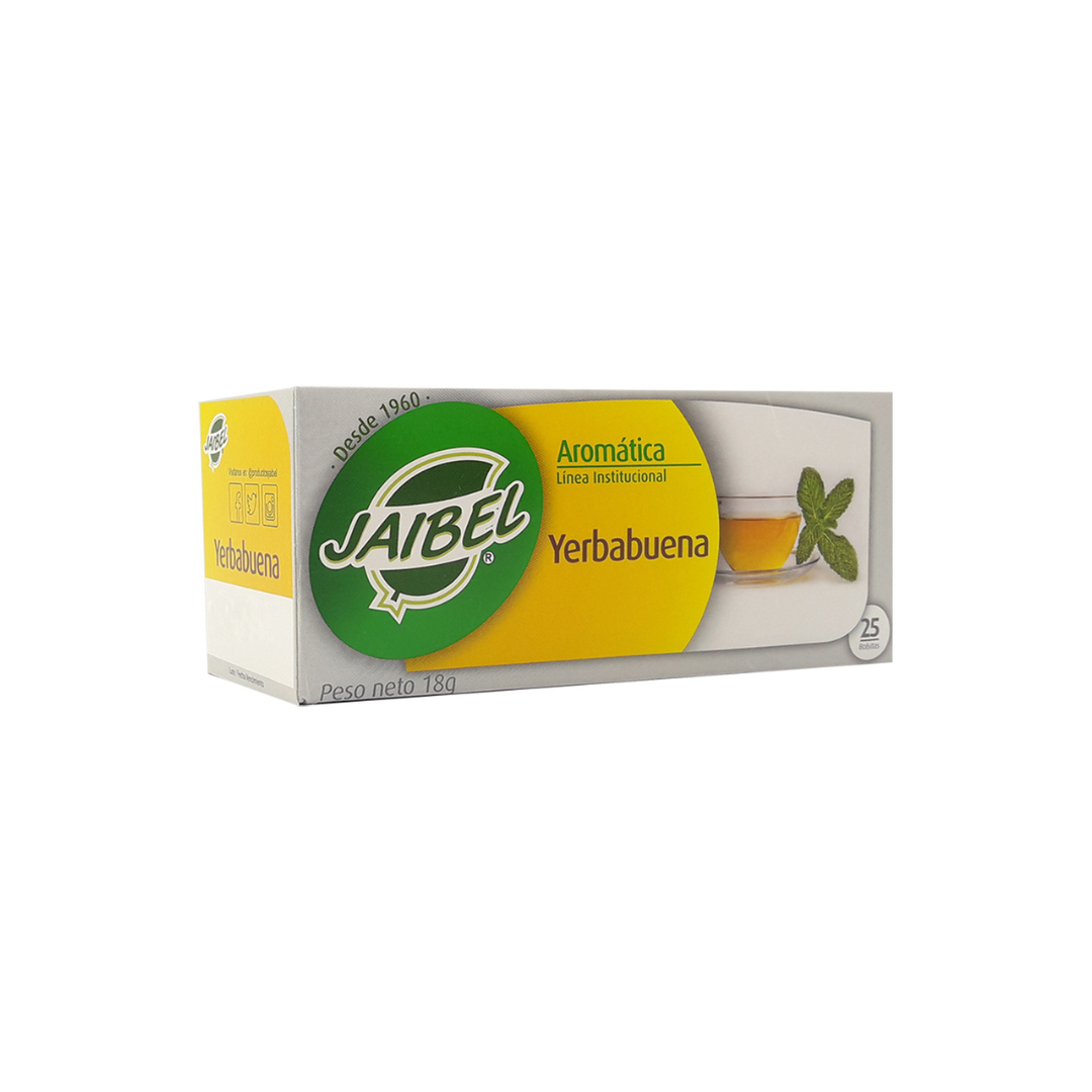 Aromática Jaibel Institucional en presentación de 25 unidades.