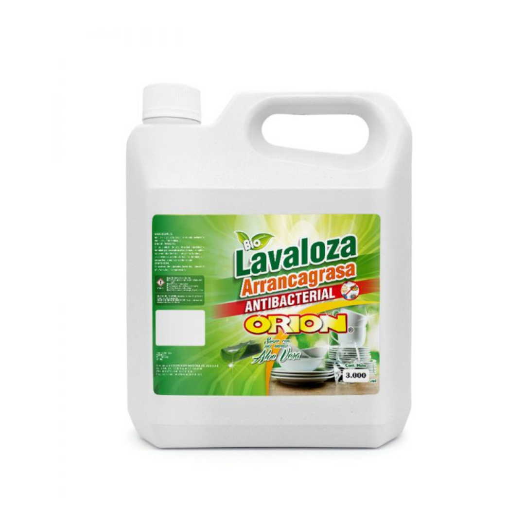 Lavaloza Líquido Antibacterial: Cocina impecable. Poder, frescura, protección. Deja utensilios relucientes, elimina bacterias, cuida familia y hogar.