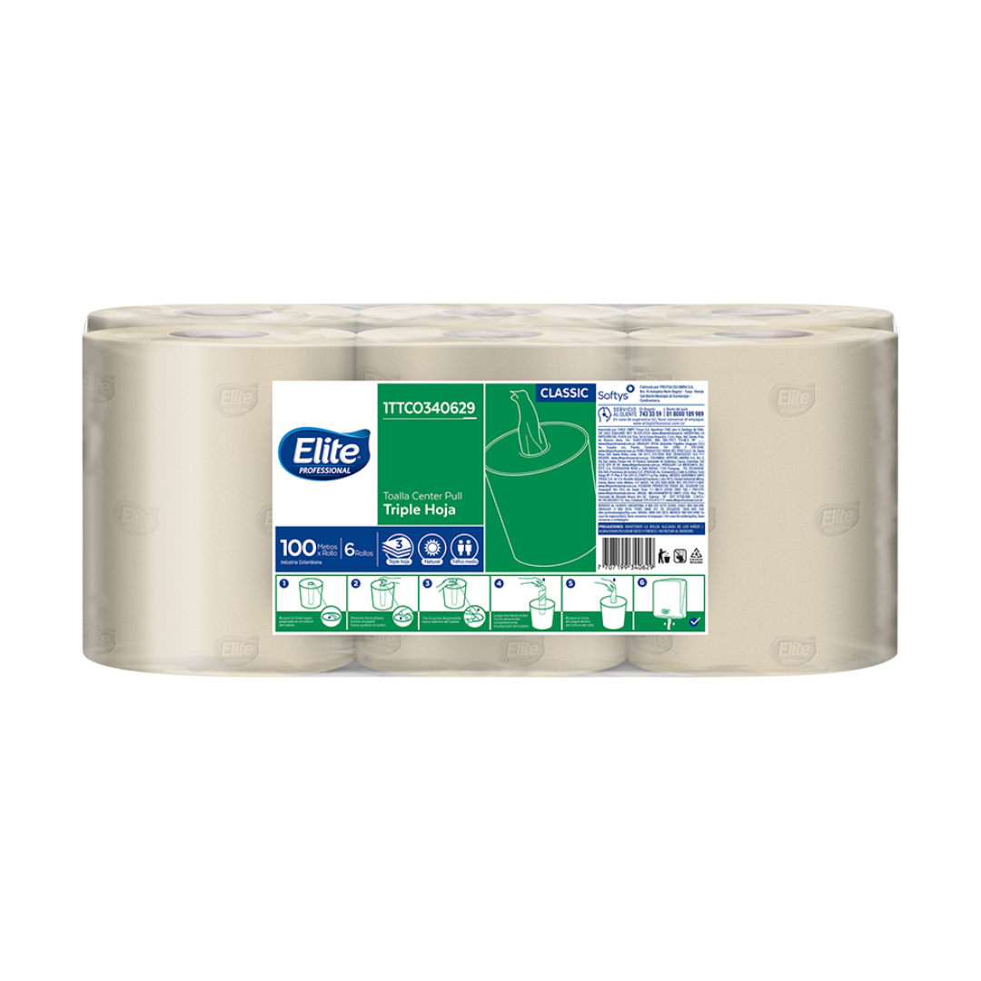 La Toalla De Manos Elite Natural Ref: 340629 es la elección ideal para mantener tus espacios siempre limpios, profesionales y con un toque de distinción.