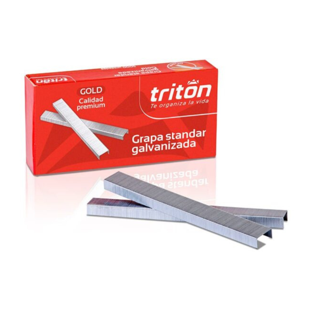 Cuando deseas mantener tus documentos seguros, organizados y con presentación profesional la grapa galvanizada 26/6 Triton se convierte en tu mejor aliada.