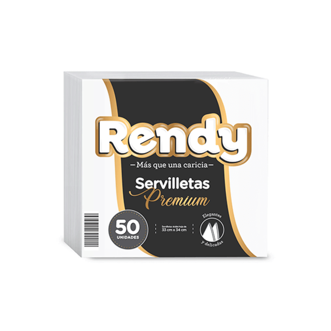 La Servilleta Rendy Premium ofrece calidad, presentación y rendimiento superior, ideal para ambientes exigentes que buscan elegancia y funcionalidad.