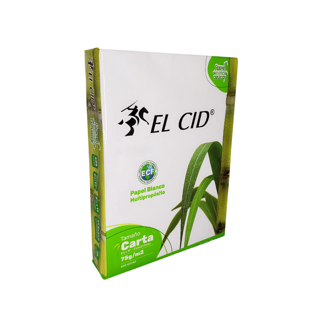 La Resma Carta EL CID destaca por su calidad, resistencia y presentación, siendo la favorita en oficinas, colegios, empresas y hogares.